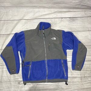 North Face Women’s Small Denali Vintage 90s Fleece Blue Polartec Zip Sweater